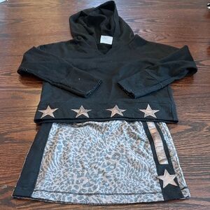 Black and Gray Kids Matching Set